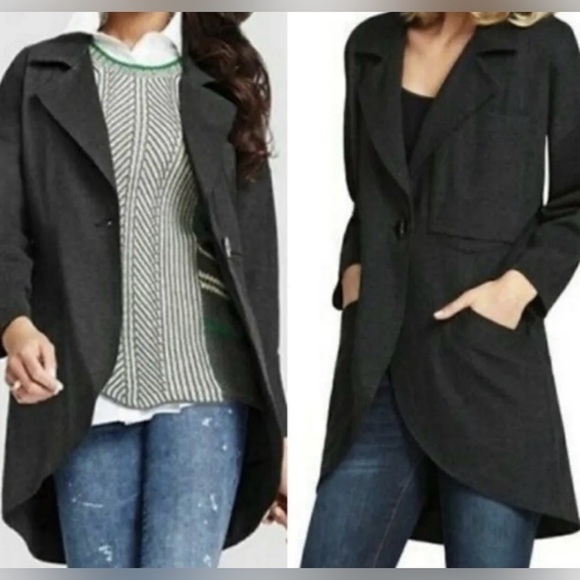 NWOT CAbi Women’s Ponte Knit Lisbon Topper Oversized Jacket Style Coat Size M - Picture 1 of 15